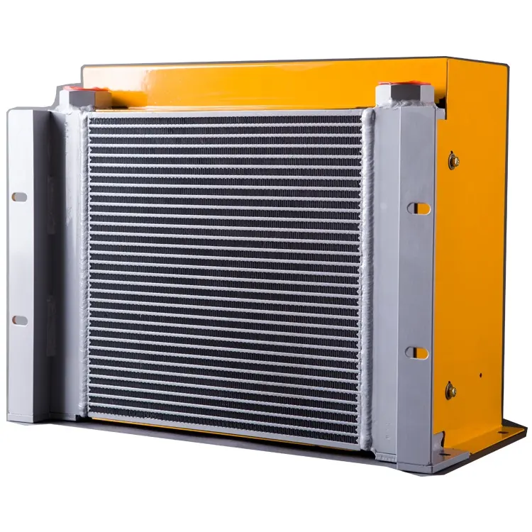 AC 380V AH1490T 250lpm intercambiador de calor de aire ventilador de aire hidráulico enfriador de aceite radiador 28KW capacidad de refrigeración