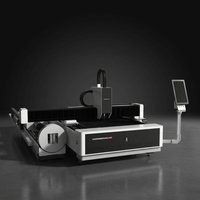 Découpeuse laser à fibre certifiée CE HN-4015LR 3000W pour tôles et tubes en acier avec dispositif rotatif