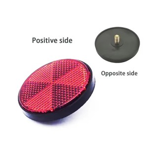 Motocicleta Rectángulo Reflectante Tira de Advertencia Pegatina Bicicleta Scooter Quad Caravana Camión Tornillo en Reflector de Seguridad Pegatinas Calcomanías - Product Image 5