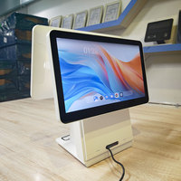 Sistema POS Android de Doble Pantalla de 15.6 Pulgadas, Caja Registradora para Restaurante