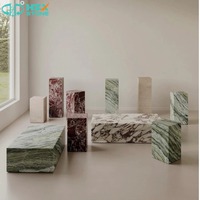 HZX Dalles de marbre naturel modernes de qualité supérieure, surface polie, écologiques, durables, personnalisables pour villa, chambre et escalier