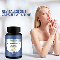 Capsules de glutathion réduit 1000 mg, marque privée OEM, avec vitamine C, collagène, acide lipoïque, antioxydant, pour un teint éclatant, pour adultes