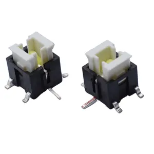 6*6 Smt Led Tact Switch 6 Pin Met Wit Licht Smd Verlichte Tactile Switch