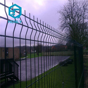 แผงรั้วโลหะโค้ง3D เป็นมิตรกับสิ่งแวดล้อมกรอบพีวีซี<span class=keywords><strong>รั้ว</strong></span>ลวดเพื่อความปลอดภัยสำหรับสวนกลางแจ้ง<span class=keywords><strong>รั้ว</strong></span>ลวดรั้วกั้นการสร้างแบบจำลอง3D <span class=keywords><strong>ราคา</strong></span>ไม่แพง - Product Image 3