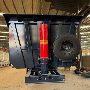 Semi-remorque benne basculante grande capacité <span class=keywords><strong>100</strong></span> tonnes 44 mètres cubes 3 4 6 essieux pour projets de transport lourd - Product Image 4