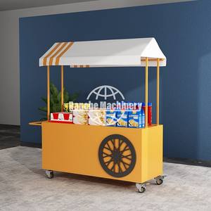 Camion de restauration personnalisable en acier inoxydable pour hôtel, restaurant, présentation de café, lait, hot-dogs, glaces, restauration rapide - Product Image 5