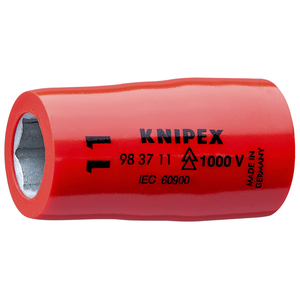 KNIPEX 98 37 11 Llave de vaso para tornillos hexagonales con cuadradillo interno de 3/8" 43 mm - Product Image 1