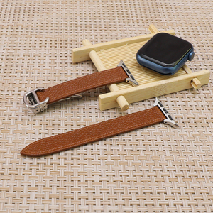 Cinturino orologio in pelle per orologio <span class=keywords><strong>Cartier</strong></span> 14mm Mini in vera pelle a rilascio rapido di lusso da <span class=keywords><strong>donna</strong></span> cinturino da polso per Iwatch - Product Image 4