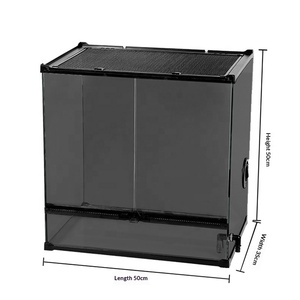 Terrariums pour reptiles, habitat vertical tropical, kit de démarrage pour petits reptiles et amphibiens d'habitat arboricole comme les geckos et les grenouilles - Product Image 1