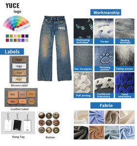 <span class=keywords><strong>Jeans</strong></span> da Uomo Personalizzati all'Ingrosso, Skinny <span class=keywords><strong>con</strong></span> Doppia Ginocchiera, Pantaloni in Denim Vintage Blu <span class=keywords><strong>con</strong></span> Tasche Cargo - Product Image 5