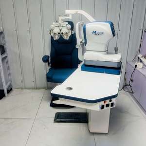 Unidad de Refracción Oftálmica Profesional con Silla Ergonómica y Mesa de Examen Ajustable, Conjunto Completo para Centros de Cuidado Ocular - Product Image 5