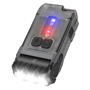 <span class=keywords><strong>Linterna</strong></span> de Llavero <span class=keywords><strong>BORUiT</strong></span> V15, Cabezal Giratorio de 80 Grados, Portátil, Recargable, Impermeable, con Clip - Product Image 1