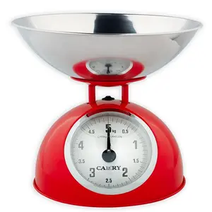 Camry Weight Scale 5kg 4kg 20g Balance Kitchen Weighing Mechanical Food Scales Dial Spring Scale Weigh in Bowl Metal Housing