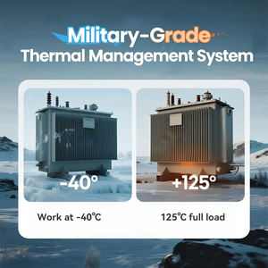 Transformateur triphasé immergé dans l'huile, élévateur/abaisseur de tension, 30-35000 kVA, système de distribution à refroidissement hermétique ONAN/ONAF - Product Image 4