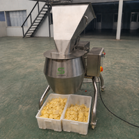 SAIDASHI Industriële aardappel-, wortel- en cassave-snijmachine met hoge capaciteit, voor golvende chips en groentesnijder, 304 roestvrij staal