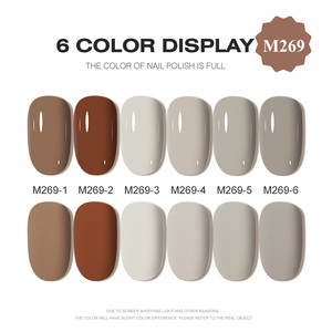 AILANUO Paquete de caja de uñas gratis 6 colores esmalte de uñas de Gel Kit Vernis esmalte semipermanente esmalte de Gel venta al por mayor suministros de Arte de uñas - Product Image 2