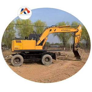 รถขุดล้อยี่ห้อฮุนได รุ่น 150W-7 มือสอง พร้อมมอเตอร์ เครื่องยนต์ เกียร์ ปั๊ม และ PLC  ฮุนได 150W-9 R150W-7 210W-7 ราคาถูก - Product Image 1