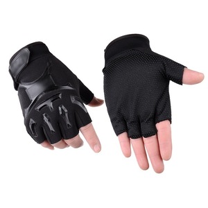 2026 Custom Logo Breathable Men Women <b>Half</b> Finger Workout Leather Weightlifting Body Building Training Fitness Gym Gloves - Product Image 5