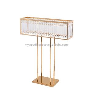 Décorations de table de mariage en métal doré moderne K26, 90 cm, accessoires pour dîner aux chandelles, support à fleurs - Product Image 6