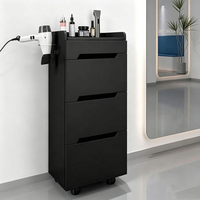 Armoire à outils contemporaine de luxe en MDF pour salon de coiffure, atelier, rangement pour coiffeur, banc de coupe, chariot de salon