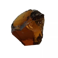 Roches en verre concassées de scories d'ambre de pierre de Brown pour le paysage de gabion