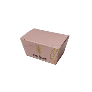 畅销优质可爱少女环保粉色迷你巧克力糖果涂层包装纸，带金色烫印