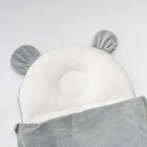 Saco de dormir 100% algodão personalizado para bebês, colcha anti-chute para crianças, saco quente para dormir