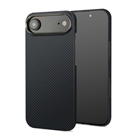 Nouvelle coque de téléphone tendance de luxe en fibre d'aramide véritable magnétique couleur unie pour iPhone 18 18Pro 18Pro Max Housse unique