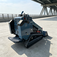 Chargeuse compacte polyvalente pour travaux agricoles, de construction et de démolition, prête à l'emploi avec attache à double sortie 3 cylindres