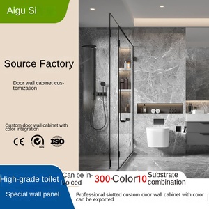 แผ่นหินคริสตัล SPC กันน้ำ กันความชื้น สำหรับผนังห้องน้ำระดับไฮเอนด์ ลายหินอ่อนสั่งทำพิเศษจากโรงงาน - Product Image 5