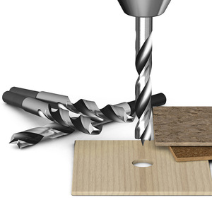 Foret à pointe conique HSS haute performance avec oxyde noir, tige de 3 mm pour le perçage du bois - YINING YN4561 - Product Image 5