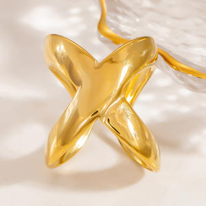 Stainless Steel <b>Rings</b> Geometric Design Unisex Party Jewelry Fashion <b>Statement</b> Trendy Accessory - Product Image 3