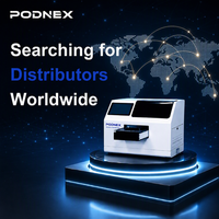 Impresora Digital Automática de Inyección de Tinta UV CMYK Todo en Uno PodNEX A3 DX7, 2400 DPI, Control por Android, Garantía de 3 Años