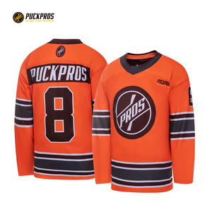 Tùy Chỉnh Giải Quyết Twill Đội Logo Hockey Jersey Sọc Thêu Đồng Phục Cho Khúc Côn Cầu Băng Cá Nhân Với Người Chơi Của Tên Số - Product Image 5