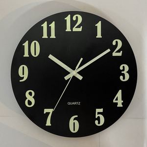 นาฬิกาแขวนผนังไม้ตกแต่งบ้านสไตล์โมเดิร์นสำหรับห้องนั่งเล่น - Product Image 6