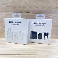 Meilleures ventes Chargeur super rapide 25W 9V2.77A Adaptateur secteur USB C Type C PD Chargeur mural pour téléphone portable Samsung Galaxy S25 S24 S23