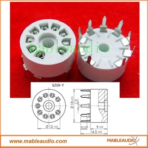 Soket Tabung Vakum 9pin Plastik GZS9-Y untuk 12AX7 6922 EF86 E88CC 6N1 - Product Image 3