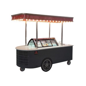 Modern Soft Serve Ice Cream Cart for Towing Applications - Product Image 2