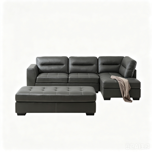 Sofá seccional modular en forma de L, multifuncional y extensible, con otomana de almacenamiento y tela resistente para muebles de sala de estar - Product Image 6
