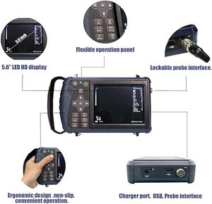 Портативный ветеринарный УЗИ-аппарат DW S1 с сенсорным экраном, линейный ректальный датчик 7,5 МГц для сканирования беременности у крупного рогатого скота и коз - Product Image 3