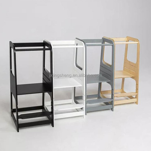 <span class=keywords><strong>Torre</strong></span> <span class=keywords><strong>de</strong></span> aprendizaje Montessori para niños, taburete <span class=keywords><strong>de</strong></span> paso <span class=keywords><strong>de</strong></span> madera sólida, Color madera - Product Image 1