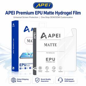 Protector de Pantalla de Hidrogel EPU APEI de 0.18mm <span class=keywords><strong>para</strong></span> Teléfono Móvil, Autorreparable, Antiexplosión, Antirrayas, Corte 3D - Product Image 2