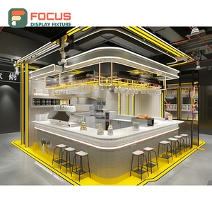 Custom Coffee Display Rack Tall Retail <b>Shelf</b> Bean Bag Area <b>Walnut</b> Product Display Rack - Product Image 3