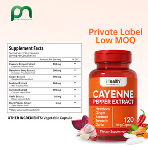 แคปซูลเสริมอาหารแคปไซซินธรรมชาติ OEM สูตรเร่งการเผาผลาญ พร้อมสารสกัดพริกเผา สำหรับการดูแลรักษาระบบภูมิปฏิสัมพันธ์แบบแอคทีฟ - Product Image 2