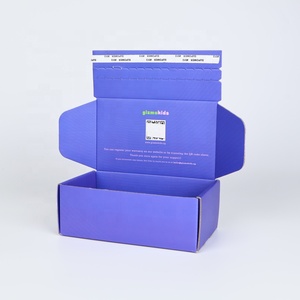 Bán buôn tùy chỉnh sang trọng sóng bao bì vận chuyển hộp biểu tượng tùy chỉnh tái sử dụng gấp bưu phẩm Giấy hộp các tông - Product Image 2