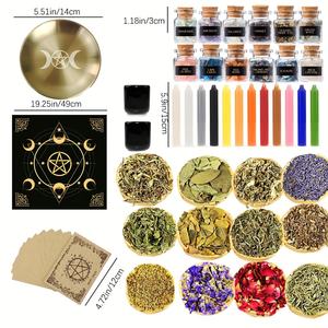 Kit de Brujería al por Mayor de 135 Piezas, Suministros de Brujería <span class=keywords><strong>para</strong></span> la Decoración del Hogar Perfecto <span class=keywords><strong>para</strong></span> <span class=keywords><strong>Principiantes</strong></span> - Product Image 2