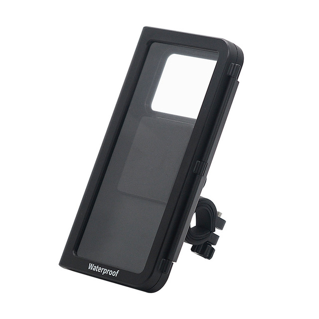 Motorcycle Waterproof Phone Mount, 360 Rotatable, Touchscreen Protective Case for E-Bikes & Bicycles