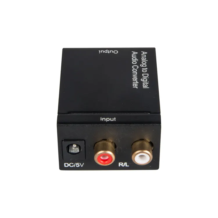 Analog to digital adapter converter Analog R/L Audio signal to Digital signal converter