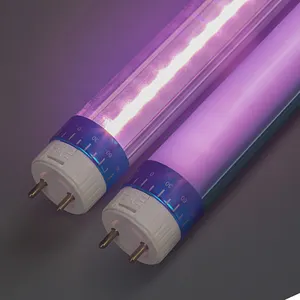 Wiscoon Personnaliser T8 Couleur Spéciale Rose Tube Viande LED Lumière pour Super Marché Éclairage et Circuiterie Conception Aluminium IP65 8000 130