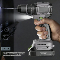 Perceuse-visseuse sans fil 21V à vitesse variable, mini, portable, avec batterie au lithium